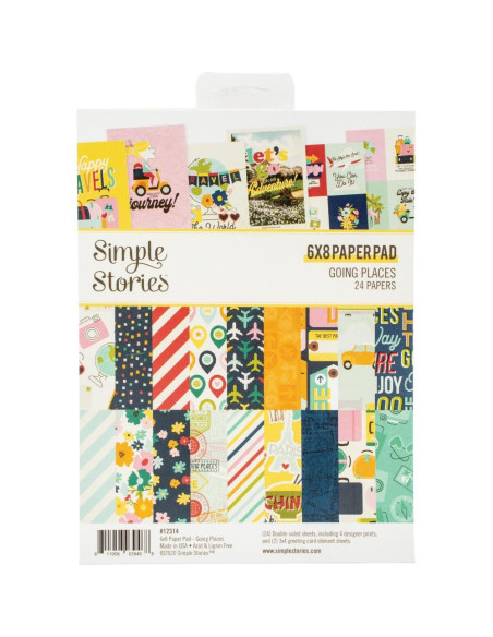 Pad 6x8 Going Places