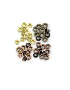 Eyelets 3/16" marrones