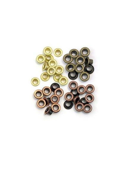 Eyelets 3/16" marrones