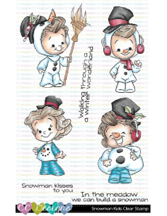 C.C. Designs sello snowman kids