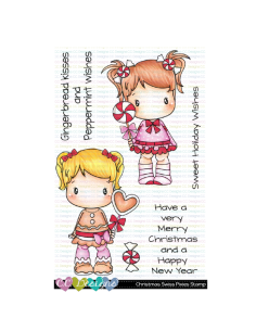 C.C. Designs sello christmas swiss pixie