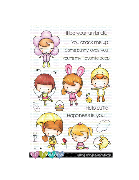 C.C. Designs sello SPRING THINGS