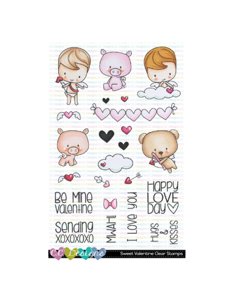 C.C. Designs sello SWEET VALENTINE