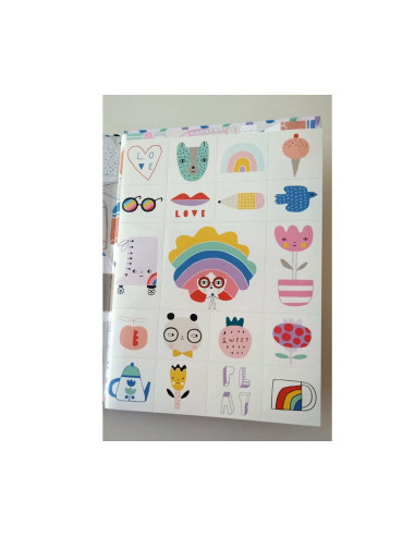 Cuaderno Rainbow Girl Petit Monkey