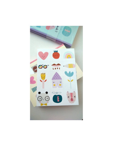 Cuaderno Rainbow Girl Petit Monkey