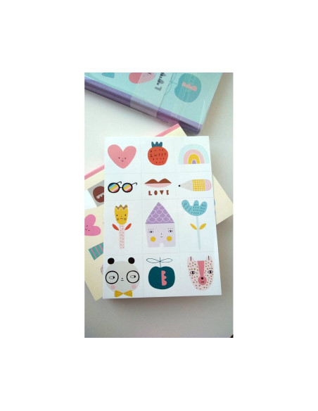 Cuaderno Rainbow Girl Petit Monkey Cuaderno Rainbow Girl Petit Monkey