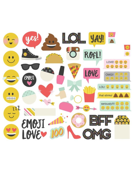 Emoji love   die cuts