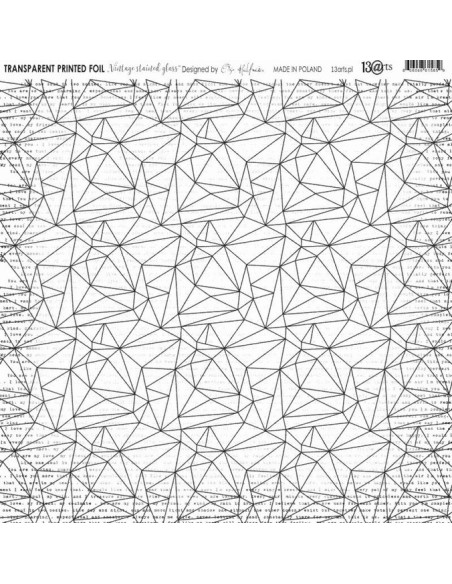 acetato vintage stained glass de 13arts