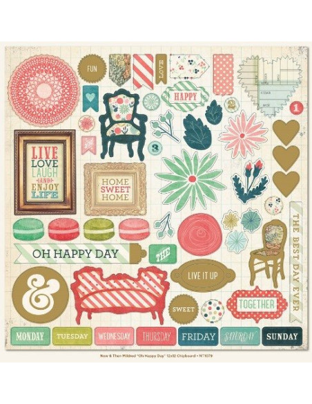 Chipboard My mind's eye, Oh Happy Day