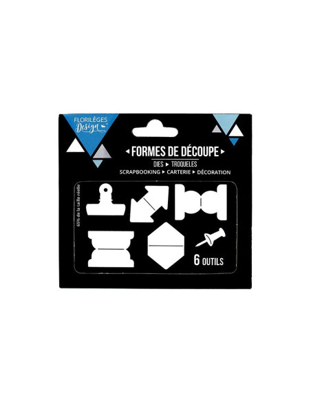 Troquel fleurs stylisees de floriliges