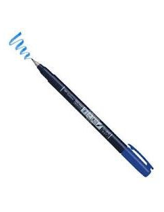rotulador azul fudenosuke tombow