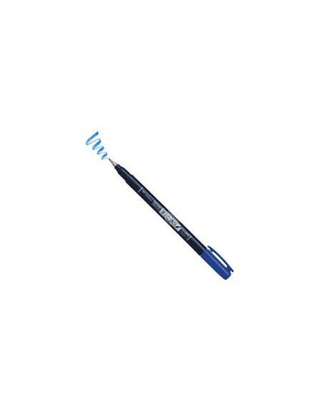 rotulador azul fudenosuke tombow