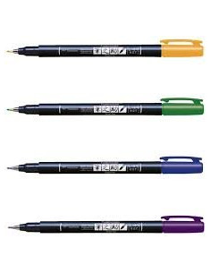 rotulador purple fudenosuke tombow 2