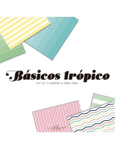 Kit papel trópico de Iriri