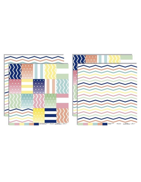 Kit papel trópico de Iriri