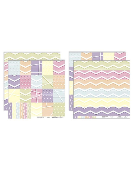 Kit papel trópico BÁSICOS  de Iriri