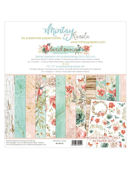 kit birdsong de mintay by kaola