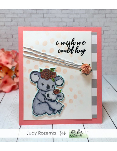 Sello Peach and piper checking the post de Picket fence