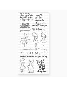 Sello Pretty Kitties de Picket fence