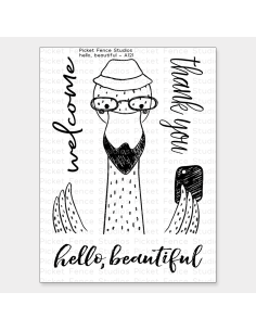 Sello Have a cheerful day de Picket fence
