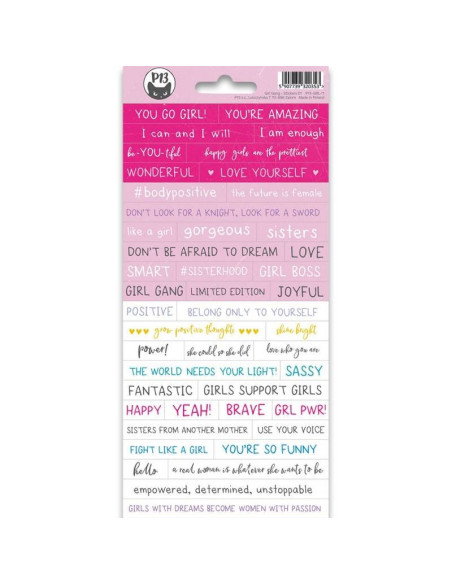 Pegatinas girl gang de p13