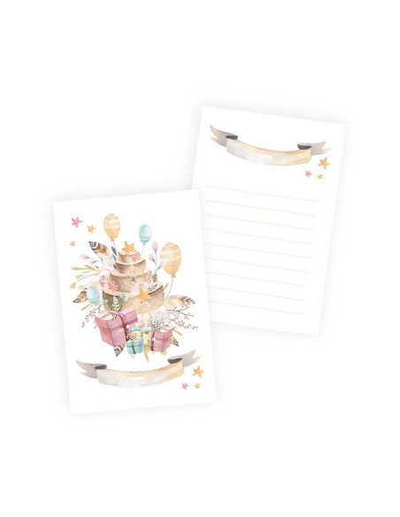 juego de tarjetas 6x4" cute & cut de p13