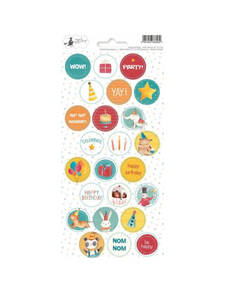 Pegatinas happy birthday de p13