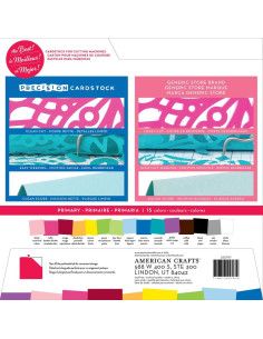 Cardstock precision primary 12"X12" 2