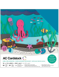 Cardstock precision jewel tone 12"X12"