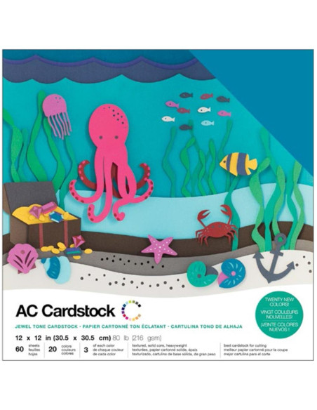 Cardstock precision jewel tone 12"X12"