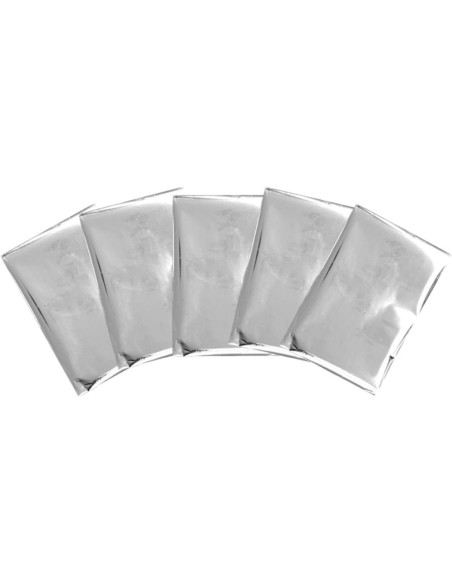 Hojas de aluminio 4"x 6"  de foill quill