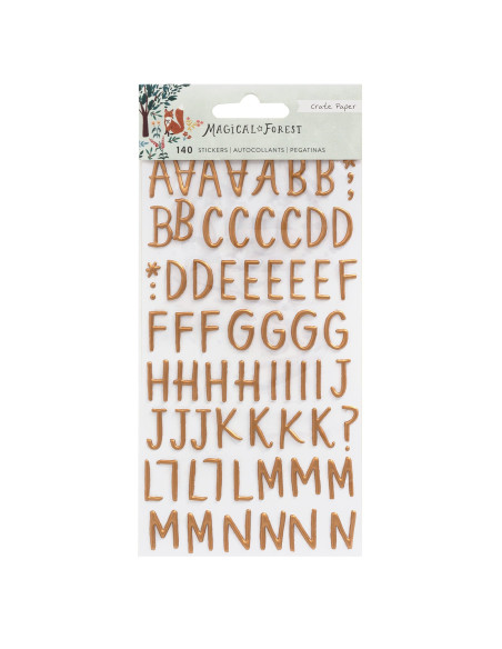 pegatinas puffy  magical forest