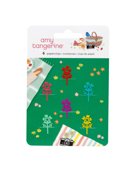 Clips flores Picnic in the park, de Amy Tangerine Clips flores Picnic in the park, de Amy Tangerine