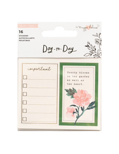 Mini libro de pegatinas Listas Day-to-Day, de Maggie Holmes