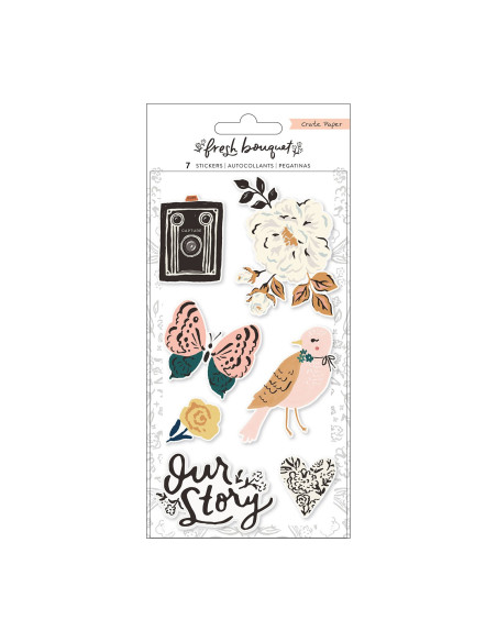 Mariposas metal Fresh bouquet