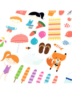 Pack pegatinas sunfun de pebbles 2
