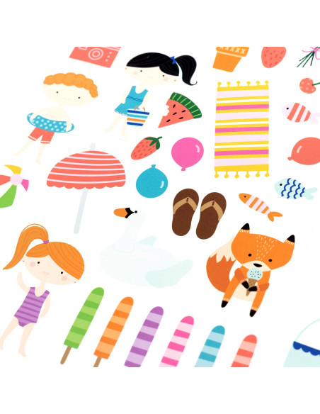 Pack pegatinas sunfun de pebbles