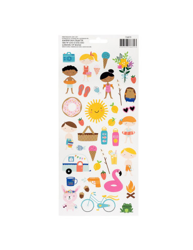 Pack pegatinas sunfun de pebbles