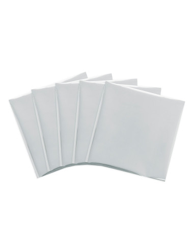 hojas plateadas de 12x12  foil quill de we r