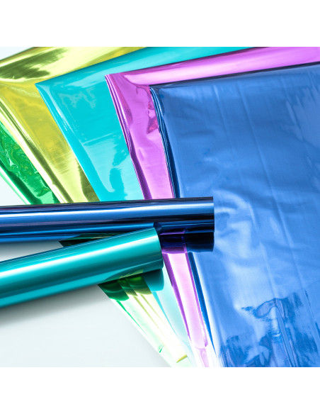 hojas azul de 12x12  foil quill de we r