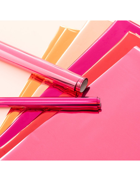 hojas fucsia de 12x12  foil quill de we r