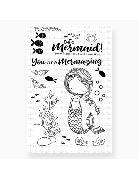 Sello I am a mermaid de Picket fence Sello I am a mermaid de Picket fence