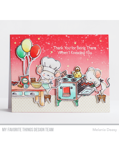 Sello Unicorns and glitters de MFT