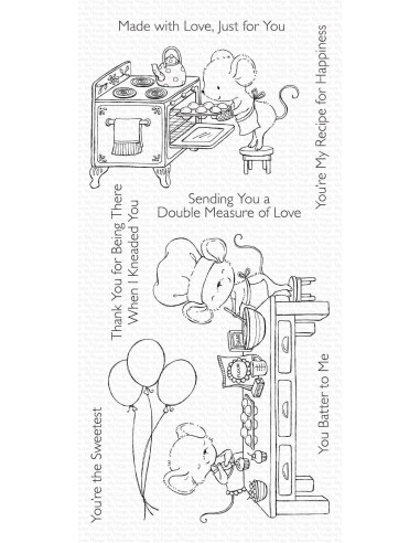 Sello Unicorns and glitters de MFT