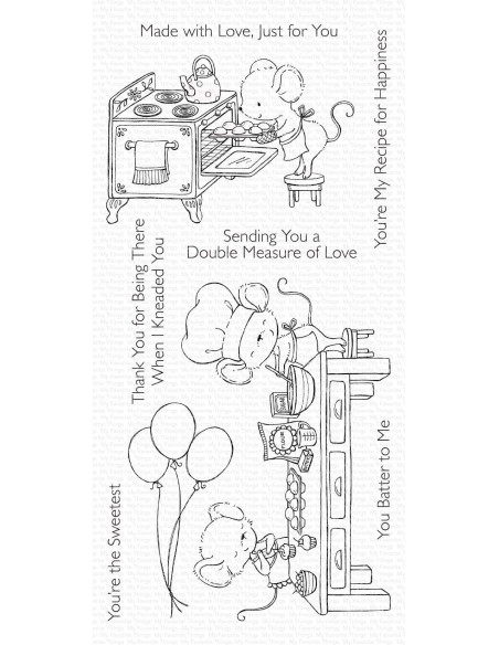 Sello Unicorns and glitters de MFT