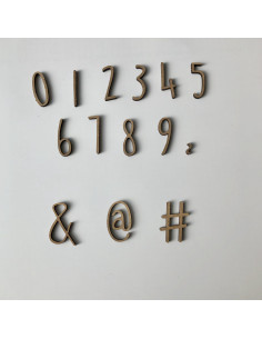 letra de madera g 2