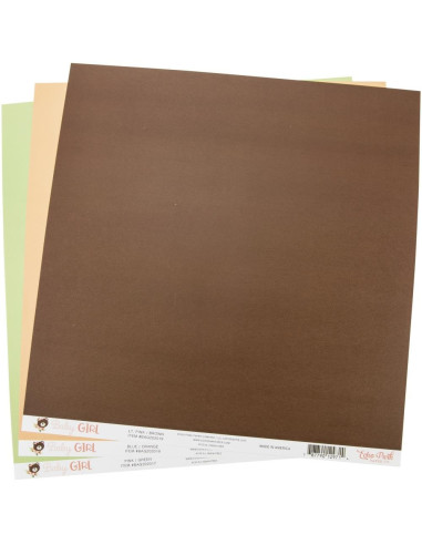 kit papeles sólidos baby girl de echo park