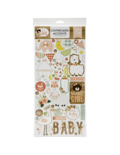 chipboard baby girl  echo park