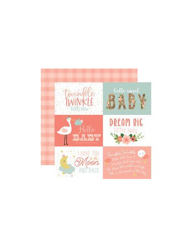 bolck 6x6 baby girl  echo park