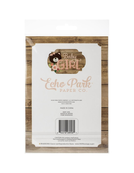 brads decorativos baby girl  echo park